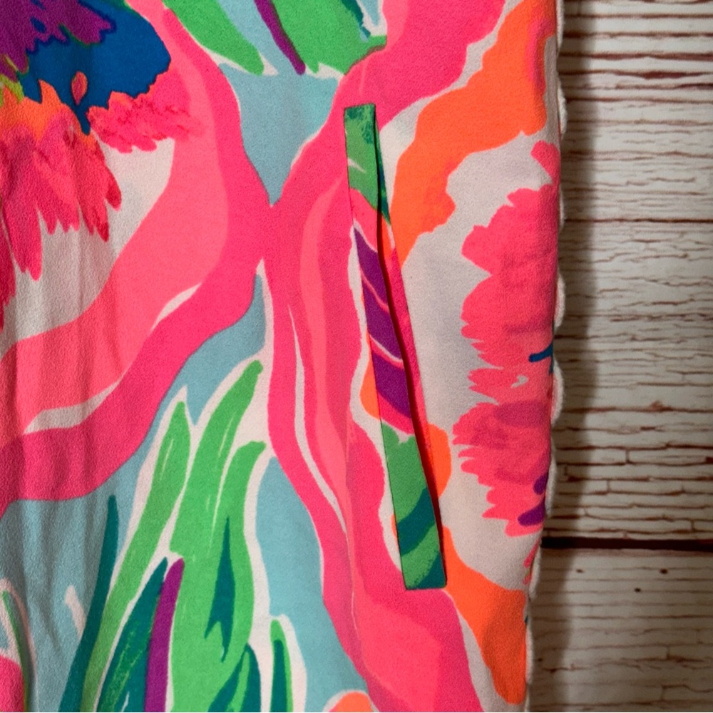 Lilly Pulitzer Stella Shift Dress in Serene Blue Paradise Bound Sz 6 - Picture 10 of 16